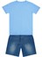 Let's Play Erkek Çocuk T-Shirt Denim Şort Takım 4