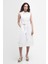 Reil Midi Gömlek Elbise WH11 White 1