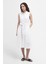 Reil Midi Gömlek Elbise WH11 White 3