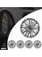 Opel Corsa C 13 Inç Jant Kapağı Amblemli Gri 4'lü Takım 122 3