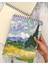 Van Gogh Selvi Ağaçlı Buğday Tarlası Desenli Çizim Defteri 50 Yaprak 1