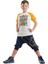 Roarsome Erkek Çocuk T-Shirt Kapri Şort Takım 1