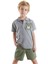 Kaplan Erkek Çocuk Polo Yaka T-Shirt Şort Takım 1