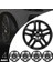 Renault Clio 4 16 Inç Jant Kapağı Piano Black 4'lü Takım 218 3