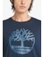 Tree Logo Short Sleeve Erkek Mavi T-Shirt TB0A2C2RZ021 4