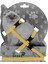 Gezdirme Kayışlı Dokuma Kedi Göğüs Tasma Seti 20*32-120 cm Sarı 1