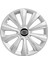 Seat Leon 16 Inç Jant Kapağı Amblemli Gri 4'lü Takım 143 2