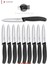 Evrekala Shop Büyük Bıçak Seti Victorinox Masa Yemek Takımı 10'lu Set -Yetkili Satıcı EVREKALA-10CM 1