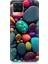 Realme 8 Uyumlu Artx Kırmızı Doğa Taşlar Desenli Silikon Kılıf 1