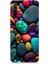 Realme 5i Uyumlu Artx Kırmızı Doğa Taşlar Desenli Silikon Kılıf 1