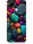 Realme C25 Uyumlu Artx Kırmızı Doğa Taşlar Desenli Silikon Kılıf 1