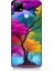 Realme C25 Uyumlu Renkli Hayat Ağacı Desenli Silikon Kılıf 1