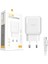 Powerway QCT30 18 Watt 3 Amper Type-C Kablolu Hızlı Şarj Cihazı Aleti 1