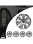 Ford Connect 15 Inç Jant Kapağı Amblemli Gri 4'lü Takım 114 3