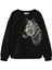 İşlemeli çizim sweatshirt 3