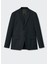 Slim Fit Kareli Takım Blazer 3