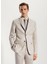 %100 Keten Slim Fit Takım Elbise Ceketi 1