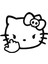 Hello Kitty Hello Kitty Flip The Bird Bad Style 2 Sticker 20 cm 1