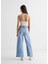 Delikli culotte jean pantolon 3