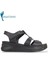 1910-492084 Tam Anatomik Tabanlı Kadın Sandalet - NKT01910-SIYAH-37 4