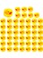 100 Adet Tarzı Adet Gıcırtılı Lastik Ördek Duckie Şamandıra Banyo Oyuncakları Bebek Duş Su Oyuncakları Yüzme Havuzu Için Parti Oyuncakları Hediyeler Erkek Kız (Yurt Dışından) 3
