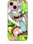 Apple iPhone 15 Kılıf Caliburn 7 Rick And Morty Desenli Kılıf 1