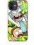Apple iPhone 12 Kılıf Caliburn 7 Rick And Morty Desenli Kılıf 1