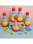 TA437 Stili Bebek Montessori Eğitici Matematik Oyuncak Ahşap Mrcles Boncuk Tel Labirent Roller Coaster Abaküs Bulmaca Oyuncaklar Çocuklar Için Erkek Kız Hediye (Yurt Dışından) 5