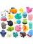 Random Stilinde Gönder Bebek Banyo Oyuncakları Güzel Karışık Hayvanlar Yüzme Su Oyuncakları Bebek Hediyeleri Için Renkli Yumuşak Kauçuk Şamandıra Squeeze Ses Banyo Oyuncak (Yurt Dışından) 1