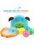YENGEÇ-ST313M Stili Bebek Banyo Oyuncakları Toddler Çekim Sepeti Küvet Su Oyun Seti Çocuk Kız Erkek 3 Mini Plastik Basketbol Topu ile Duş Oyuncak (Yurt Dışından) 4