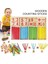 Sayma Çubukları B Tarzı Renkli Bambu Sayma Çubukları Bebek Oyuncak Montessori Öğretim Yardımcıları Sayma Çubuğu Anaokulu Matematik Öğrenme Eğitici Oyuncak (Yurt Dışından) 3
