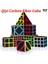 Yaprak Küp Stili Qiyi Karbon Fiber Küp Mageed Cube Skew Sq-1 Piramit Küp X-Cube Yaprak Bulmaca Neo Cubo Magico (Yurt Dışından) 2