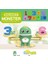 Dinozor - 3 Kart Stili Mini Zeki Maymun Denge Ölçeği Çocuklar Montessori Matematik Oyuncak Dijital Numara Tahta Oyunu Eğitici Öğrenme Oyuncaklar Öğretim Malzemesi (Yurt Dışından) 1