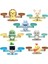 Dinozor - 3 Kart Stili Mini Zeki Maymun Denge Ölçeği Çocuklar Montessori Matematik Oyuncak Dijital Numara Tahta Oyunu Eğitici Öğrenme Oyuncaklar Öğretim Malzemesi (Yurt Dışından) 4