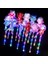 Sarı Stil 1 Adet Kalp Yıldız Şekli Glow Stick LED Aydınlık Sihirli Değnek Oyuncak Gül Çiçek LED Parti Konser Malzemeleri Çocuklar Için Hediye Babys (Yurt Dışından) 4
