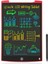 12 Inç Renkler Kırmızı Stil Inç Büyük Boy Elektronik LCD Yazma Tableti Çizim Tahtası Graffiti Pad Doodle Kurulu Eğitim Öğrenme Oyuncaklar ve Çocuklar Için Hediyeler (Yurt Dışından) 1