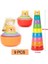 P Stili Bebek Banyo Oyuncakları Istifleme Fincan Oyuncaklar Renkli Erken Eğitici Bebek Oyuncakları Tekne Şeklinde Yığılmış Bardak Gökkuşağı Katlanır Kule Oyuncaklar Hediye (Yurt Dışından) 1