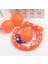 Turuncu Tarzı Yürüyor Banyo Oyuncakları Çocuklar Çekim Sepeti Küvet Su Oyun Seti Bebek Kız Erkek Için 3 Mini Plastik Basketbol Komik Duş ile (Yurt Dışından) 1