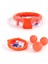 Turuncu Tarzı Yürüyor Banyo Oyuncakları Çocuklar Çekim Sepeti Küvet Su Oyun Seti Bebek Kız Erkek Için 3 Mini Plastik Basketbol Komik Duş ile (Yurt Dışından) 5