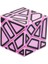 Pembe-Içi Boş Stil Lefun Fangcun Siyah Taban Hayalet 6cm Küp Magico 3x3 Garip Şekilli Sihirli Küp Bulmaca Hollow Sticker Speedcube Eğitici Oyuncaklar (Yurt Dışından) 1