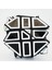 Blackbase Hollowkırmızı Stil Lefun Fangcun Ghost 6cm Küp Magico 3x3 Garip Şekilli Küp Sihirli Bulmaca Hollow Sticker Speedcube Eğitici Oyuncaklar Hayalet Küp (Yurt Dışından) 2