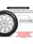 Ford Connect 15 Inç Jant Kapağı Amblemli Gri 4'lü Takım 154 4