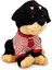 Alithestereo LISINYA193 Nessiworld Çizgili Tişörtlü Oturan Peluş Köpek 44 cm Alithestereo 3