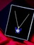 Alâ Silver Jewellery Kelebek Mavi Mineli Taşlı Tasarım 925 Ayar Gümüş Kolye 1
