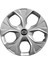 Nissan Pulsar 13 Inç Jant Kapağı Amblemli Gri 4'lü Takım 111 2