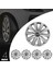 Renault Clio 5 16 Inç Jant Kapağı Amblemli Gri 4'lü Takım 132 3