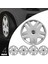 Seat Ibiza 14 Inç Jant Kapağı Amblemli Gri 4'lü Takım 140 3
