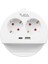 Vea Ve- G1102C 2'li USB + Type-C Girişli Telefon Standlı 1.5 Metre Grup Priz 1