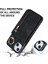 iPhone13/14 Için 6.1 Inç Telefon Kasası Rfıd Engelleme Cüzdan Retro Pu+Tpu Kickstand Cover-Black (Yurt Dışından) 5