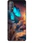 Oppo Reno 3 Pro Kılıf Caliburn 4 Mavi Kelebek Silikon Kılıf 1